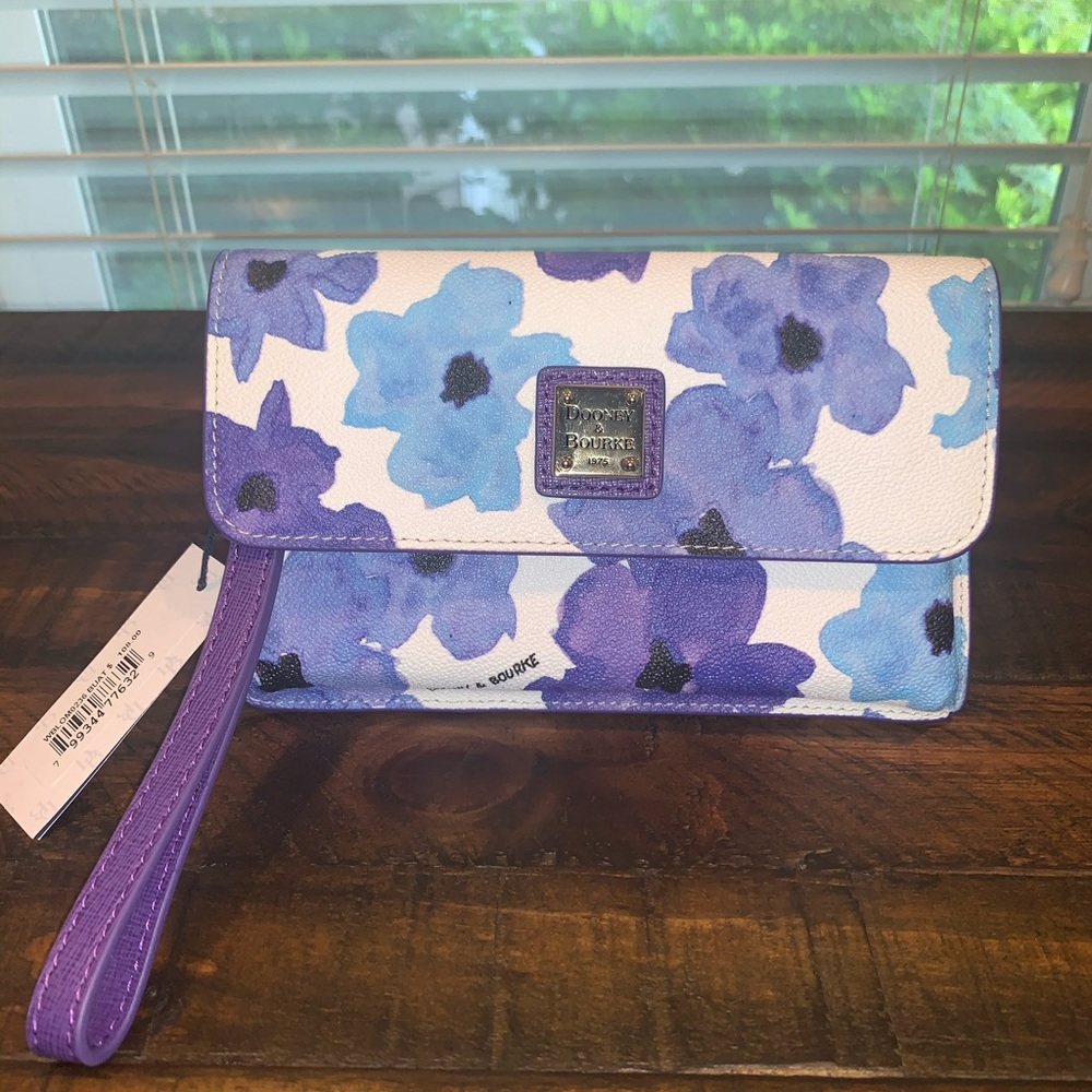 Dooney & Bourke Bloom Milly Wristlet Blue